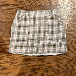 Tilly’s plaid skirt